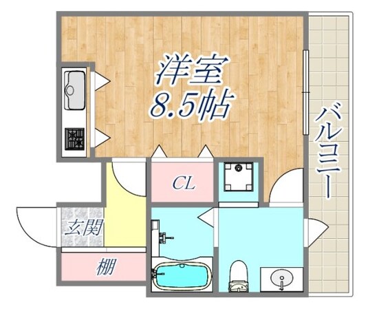 西北チェリーマンションの物件間取画像